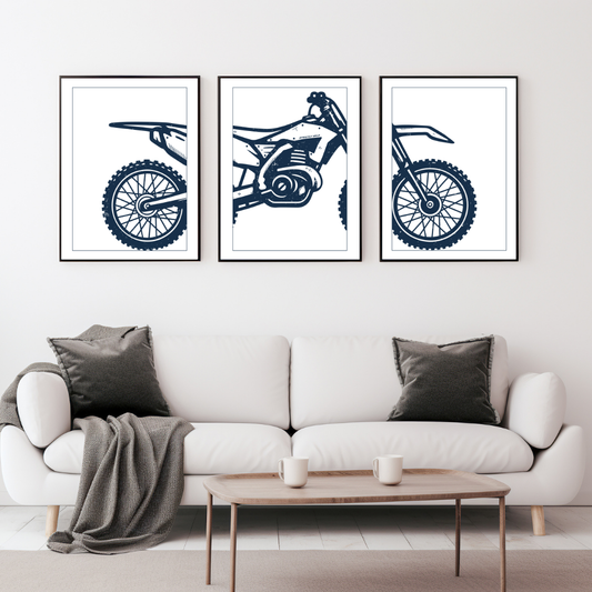 Dirt Bike Wall Prints - Digital Download - Strictly Wild