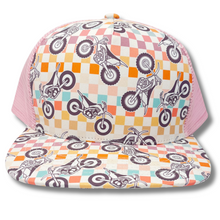 Load image into Gallery viewer, Checkered Chick Snapback
