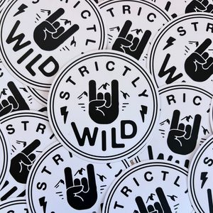 Strictly Wild Logo Sticker