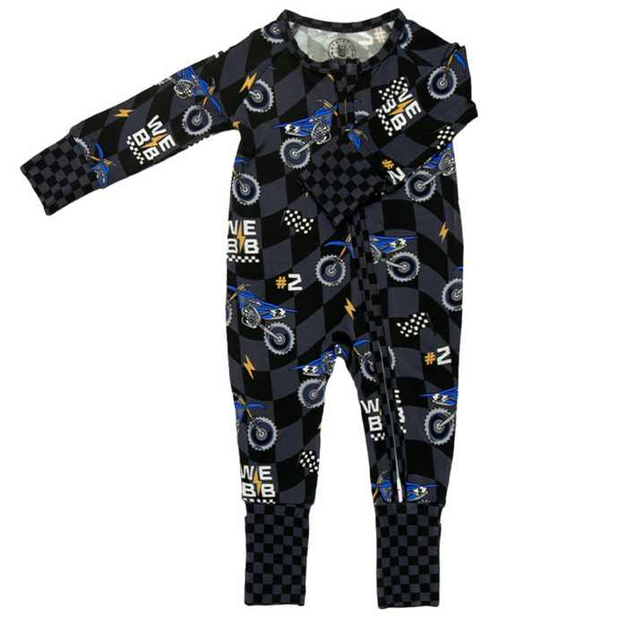 Cooper Webb Zip Up Pajamas