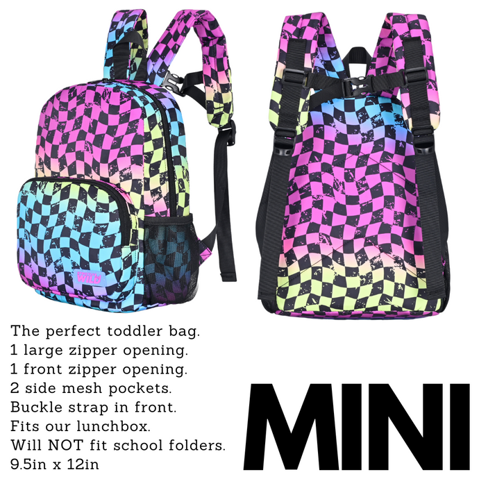 Rainbow Checker Bags - Strictly Wild
