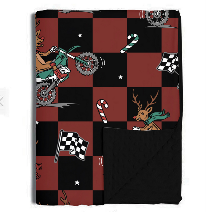 Rudolf The Red nose Racer Blanket / Large *PREORDER - SHIPPING OUT BETWEEN NOV 10-17*