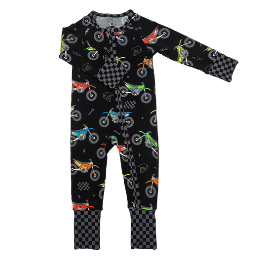 Bike Life Zip Up Pajamas / PREORDER ships Jan 12 - 16