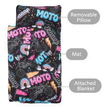 Load image into Gallery viewer, Moto Girl Nap Mat
