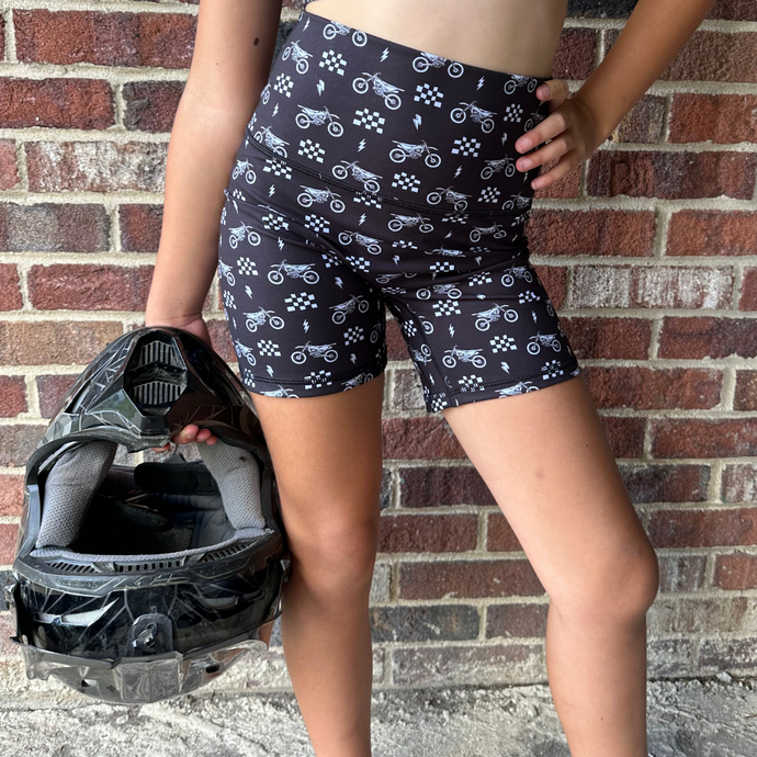 Full Throttle Youth Biker Shorts / PRE-ORDER shipping out Mar 18-25.