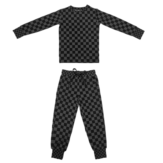 Stealth Checker 2 Piece Pajamas / PREORDER ships Jan 12 - 16
