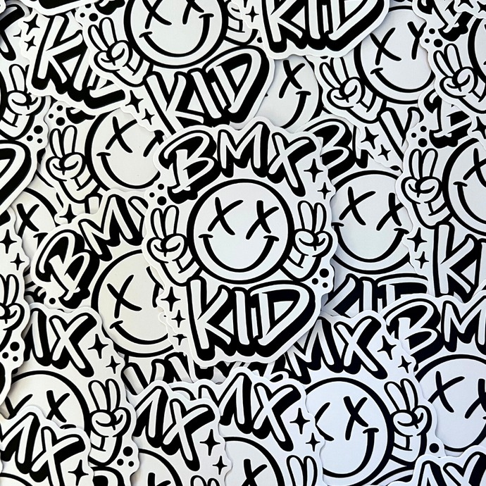 Bmx Kid Sticker