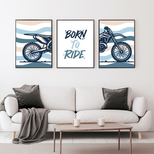 Born To Ride Wall Prints - Digital Download - Strictly Wild