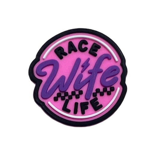 Race Wife Life Croc Charm *DISCONTINUING* - Strictly Wild