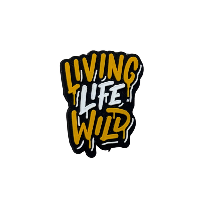 Living Life Wild Croc Charm