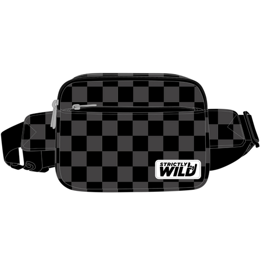 Stealth Checker Cross Body Bag - Strictly Wild