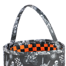 Load image into Gallery viewer, Bikes N Bones Fabric Basket

