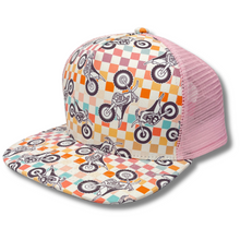 Load image into Gallery viewer, Checkered Chick Snapback
