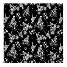 Load image into Gallery viewer, Bikes N Bones Blanket / Large *PREORDER - BEGIN SHIPPING NOV 14 - 21*
