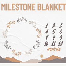 Load image into Gallery viewer, Sunset Cruise Milestone Blanket
