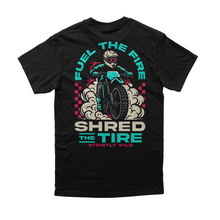 Load image into Gallery viewer, Fuel The Fire Shred The Tire T-Shirt
