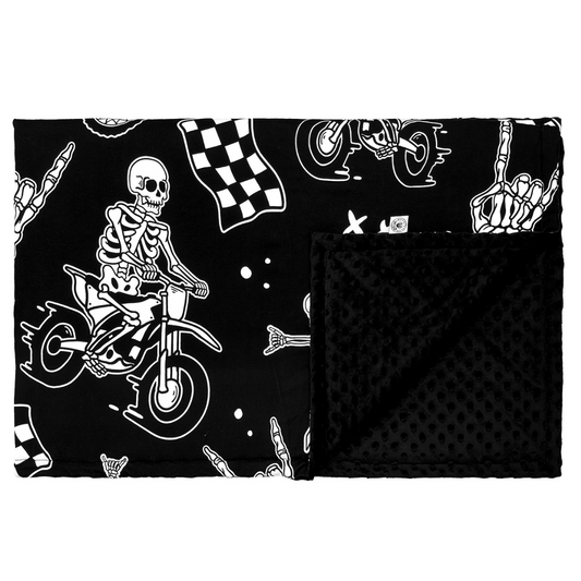 Bikes N Bones Blanket / Large / PREORDER ships Jan 12 - 16