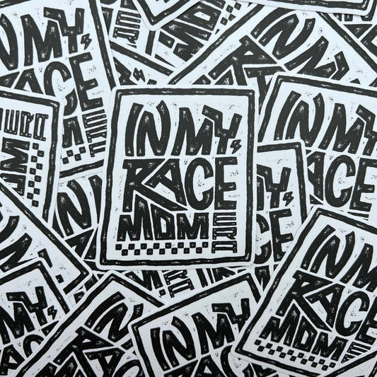 In My Race Mom Era Sticker - Strictly Wild