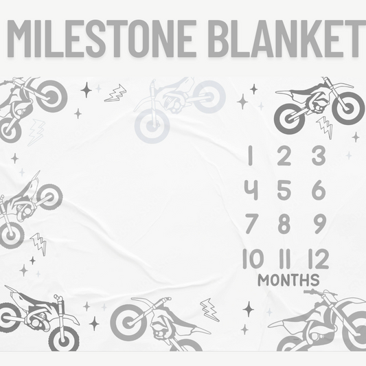 Moto Milestone Blanket - Strictly Wild