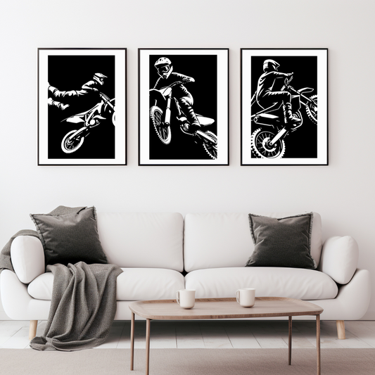 Moto Wall Prints - Digital Download - Strictly Wild