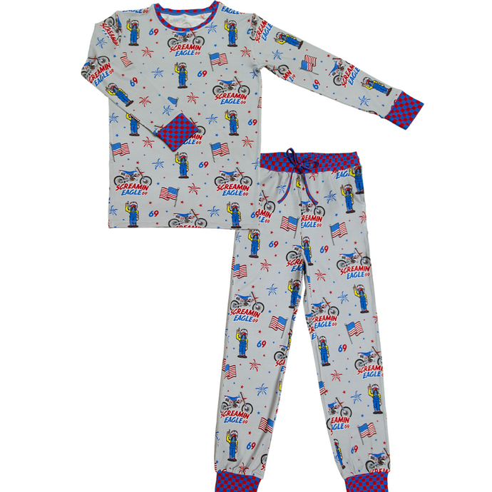 Ronnie Mac 2 Piece Pajamas / *PREORDER SHIPPING BETWEEN JUNE 16 - 23*