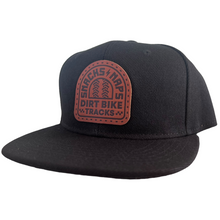 Load image into Gallery viewer, Snacks Naps Dirt Bike Tracks Snapback Hat
