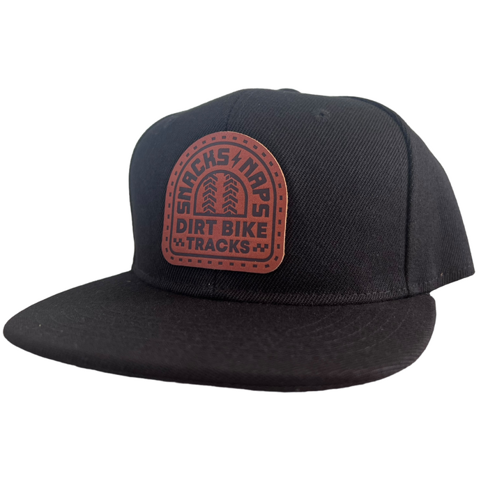 Snacks Naps Dirt Bike Tracks Snapback Hat