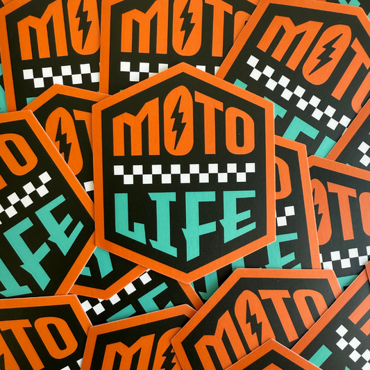 Moto Life Sticker