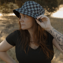 Load image into Gallery viewer, Stealth Checker Bucket Hat
