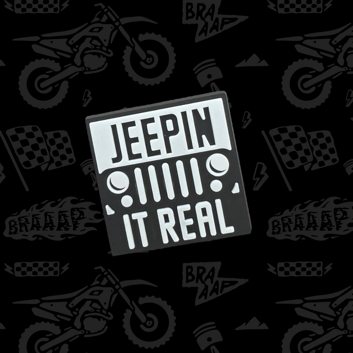 Jeepin It Real Croc Charm