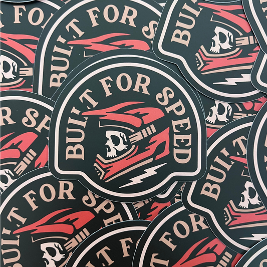 Built For Speed Sticker - Strictly Wild