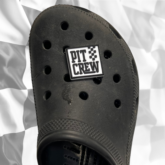 Pit Crew Croc Charm