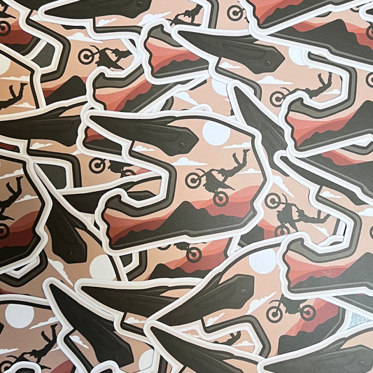 Helmet Sticker - Strictly Wild