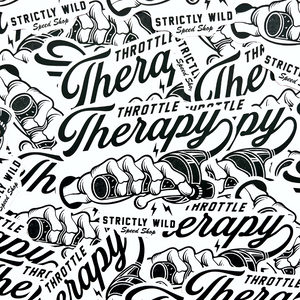 Throttle Therapy Sticker - Ready To Ship