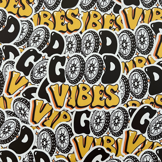 Good Vibes Sticker - Strictly Wild