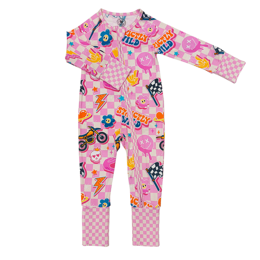 Groovy Zip Up Pajamas / PREORDER ships Jan 12 - 16