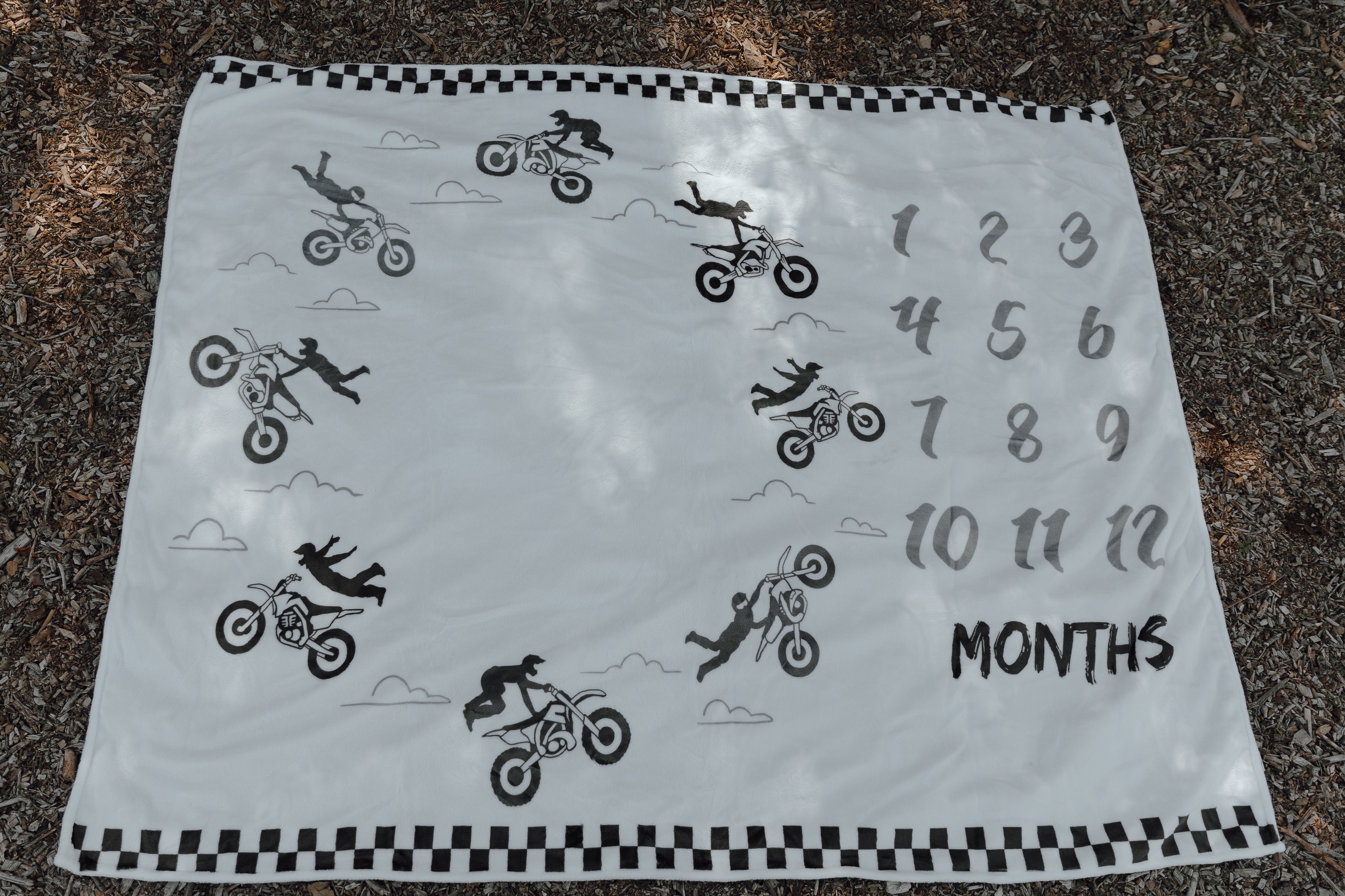 Flyin High Milestone Blanket - Strictly Wild