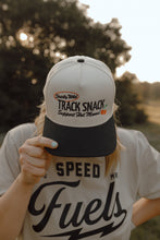 Load image into Gallery viewer, Track Snack Snapback / PREORDER - SHIPPING BETWEEN MAY 9 -16
