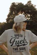 Load image into Gallery viewer, Track Snack Snapback / PREORDER - SHIPPING BETWEEN MAY 9 -16
