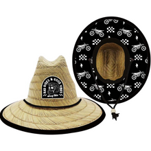 Load image into Gallery viewer, Rad Ride Good Vibes Straw Hat / PREORDER (shipping to you June 3-10)
