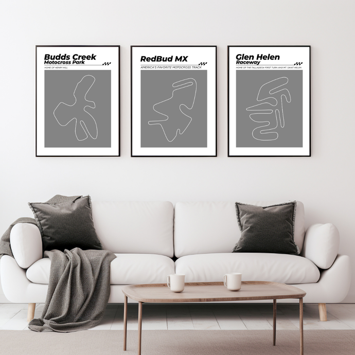 Moto Tracks Wall Prints - Digital Download - Strictly Wild