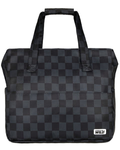 Stealth Checker Beach Bag (Restock Shipping to you June 28 - July 5)