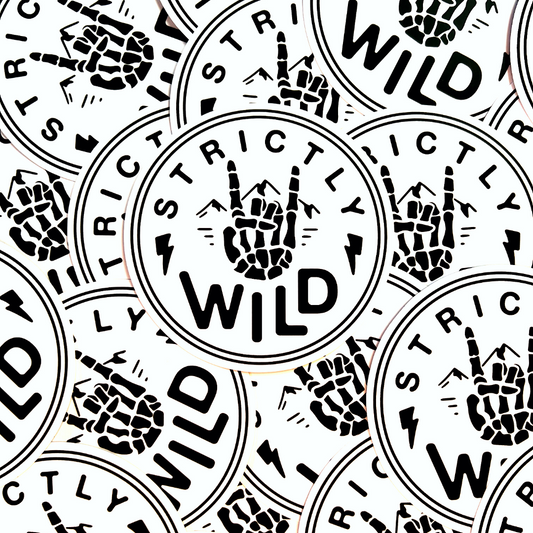 Strictly Wild Bones Sticker - Strictly Wild