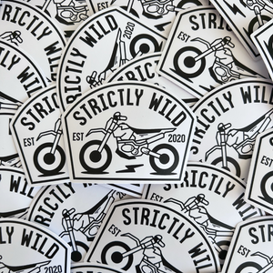 Strictly Wild Dirt Bike Sticker