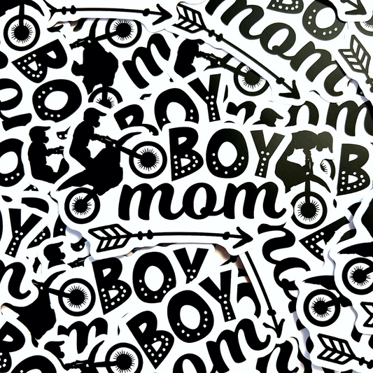 Boy Mom Sticker - Strictly Wild