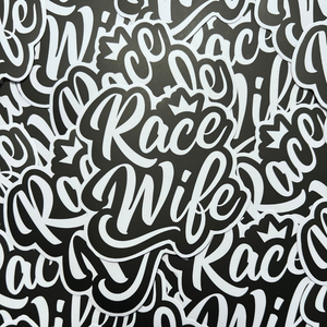 Race Wife Sticker